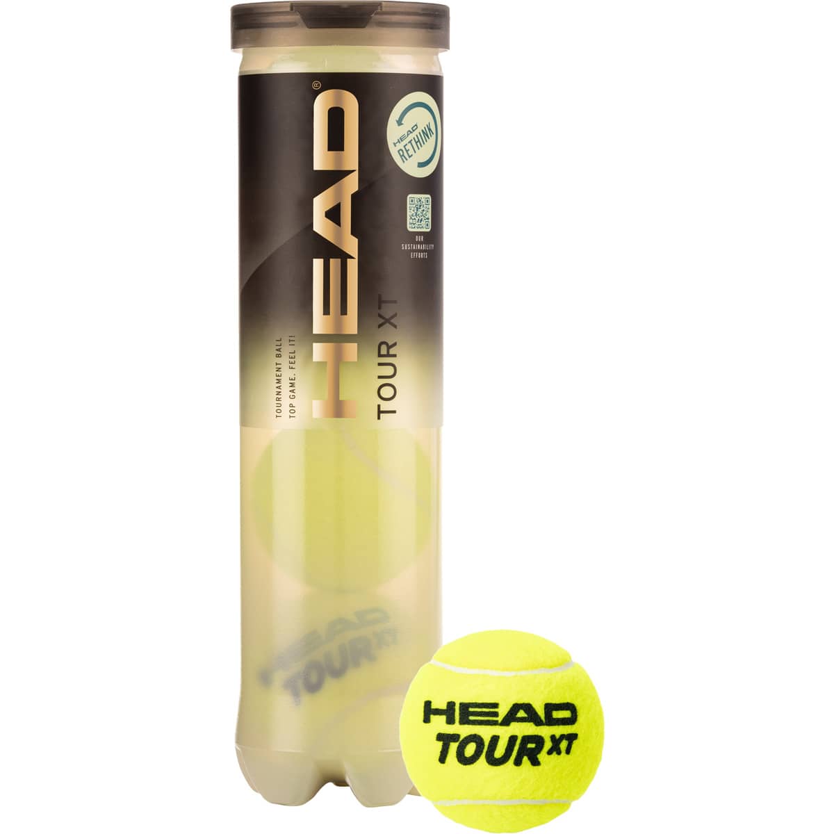 Head Tour XT 4-Pak Tennisbolde