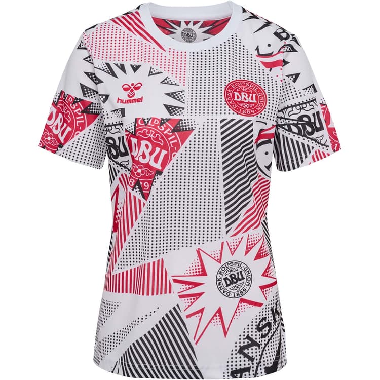 Danmark Pre Game Trænings T-shirt VM 23 Dame