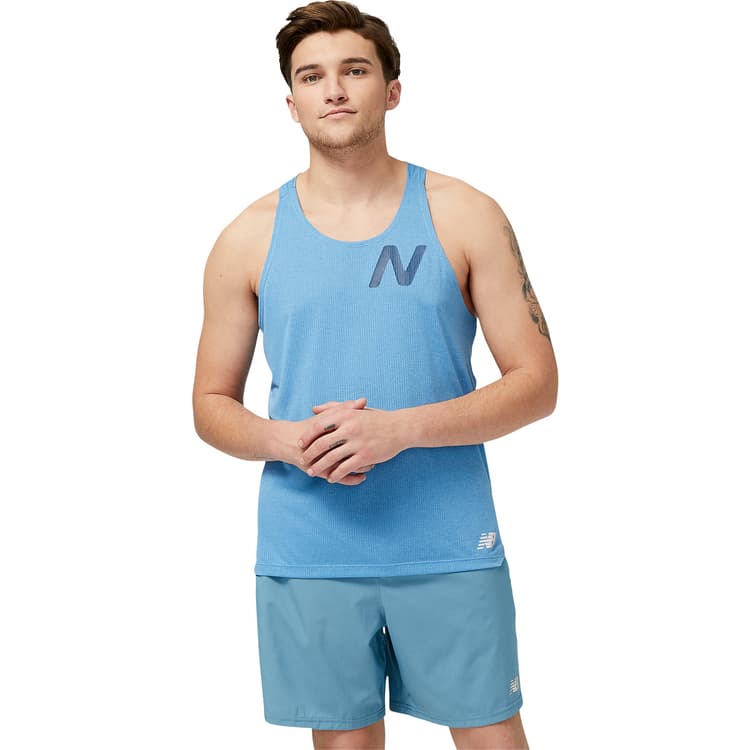 New Balance Graphic Impact Run Løbetop Herre