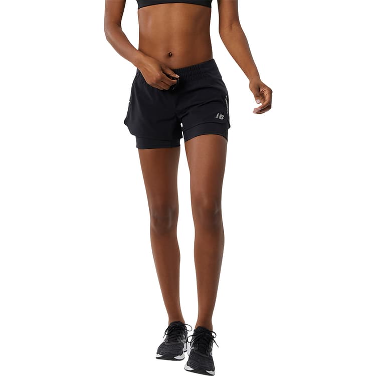 New Balance Impact Run 2in1 Løbeshorts Dame