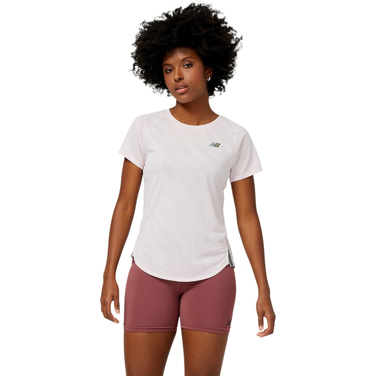 New Balance Q Speed Jacquard Løbe T-shirt Dame