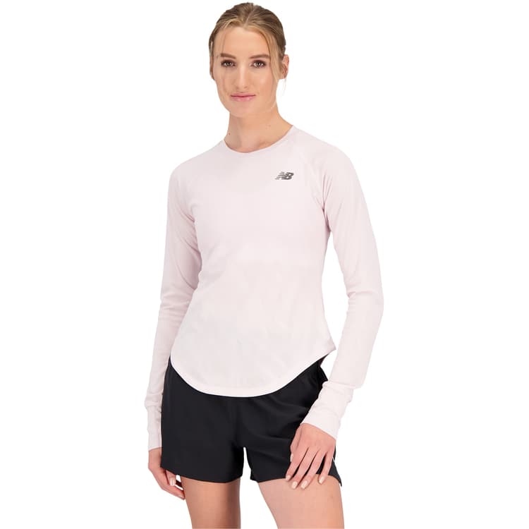 New Balance Q Speed Jacquard Langærmet Løbe T-shirt Dame