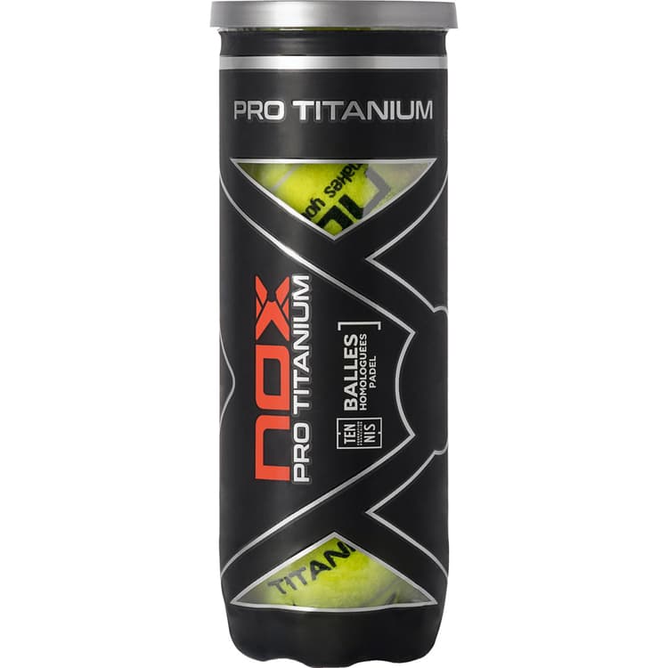 NOX Pro Titanium 3-Pak Padel Bolde
