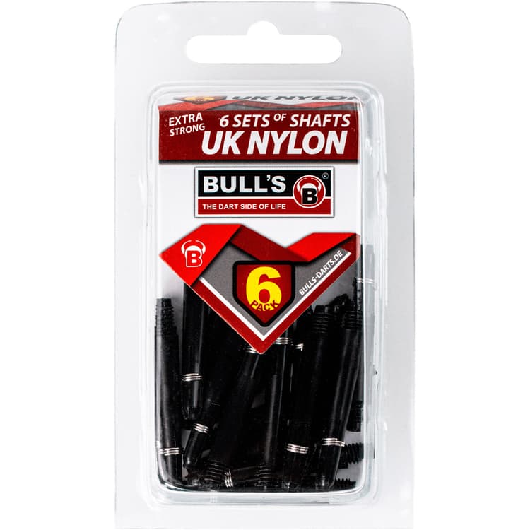 Bull´s 6-Sæt Nylon Shafts - Short