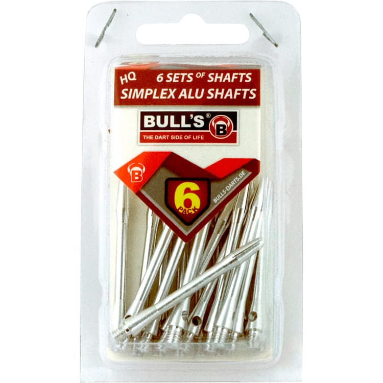 Bull´s 6-Sæt Simplex Alu Shafts