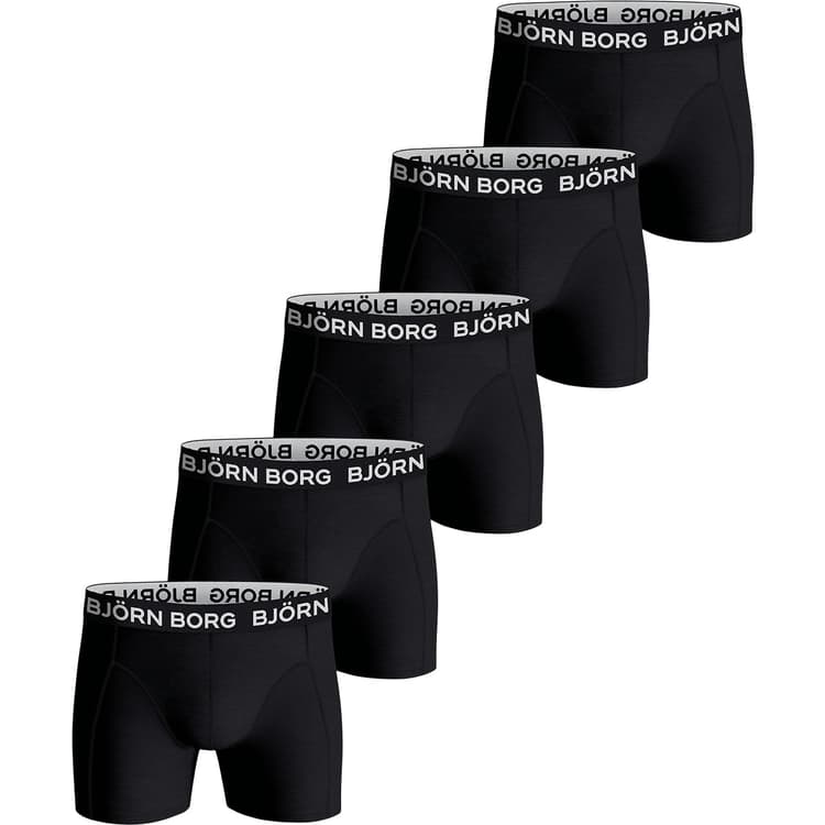 Björn Borg Cotton Stretch 5-Pak Boxershorts Herre