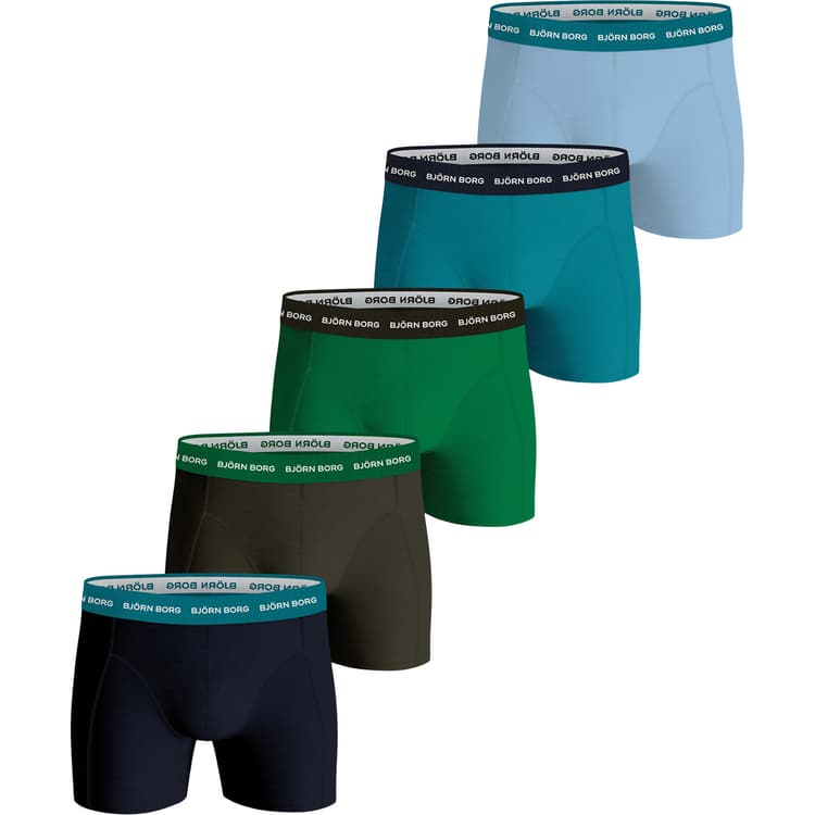 Björn Borg Cotton Stretch 5-Pak Boxershorts Herre