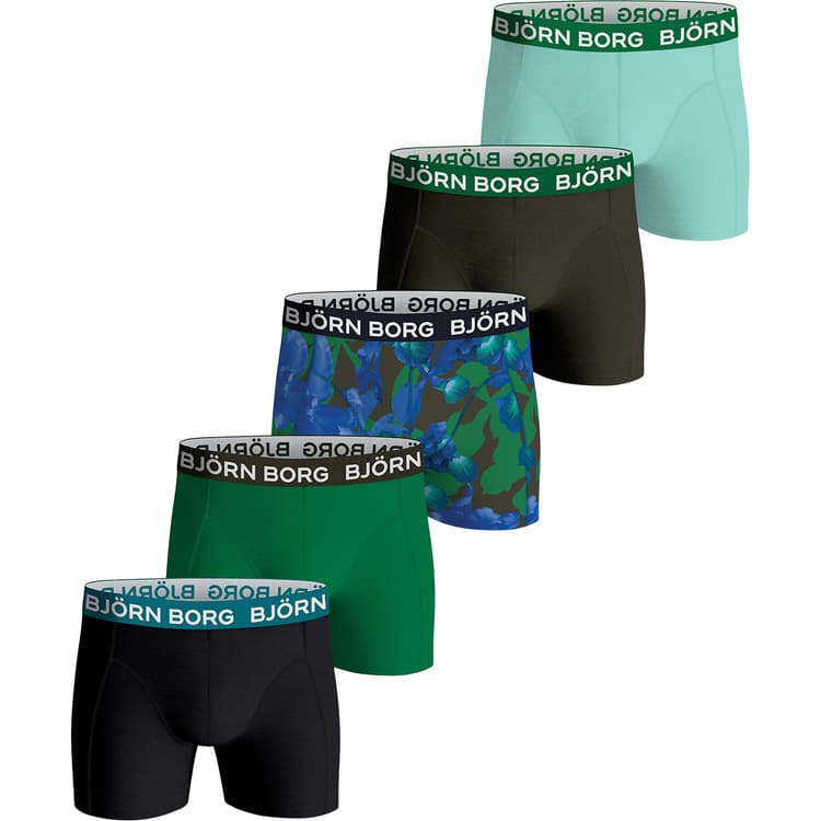 Björn Borg Cotton Stretch 5-Pak Boxershorts Herre