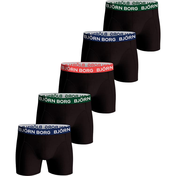 Björn Borg Cotton Stretch 5-Pak Boxershorts Herre