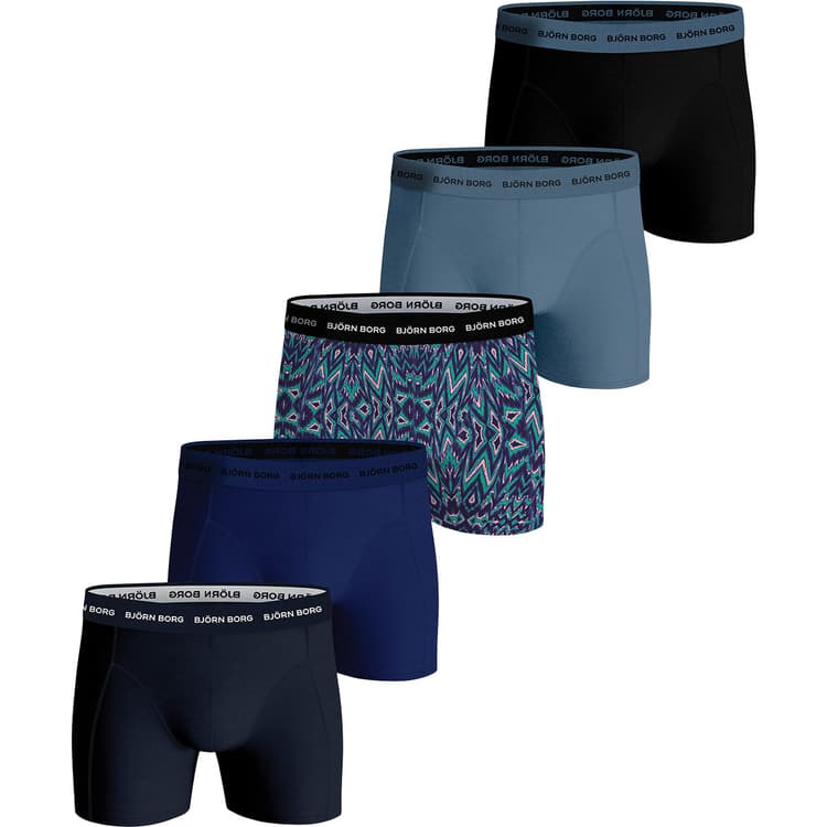 Björn Borg Cotton Stretch 5-Pak Boxershorts Herre