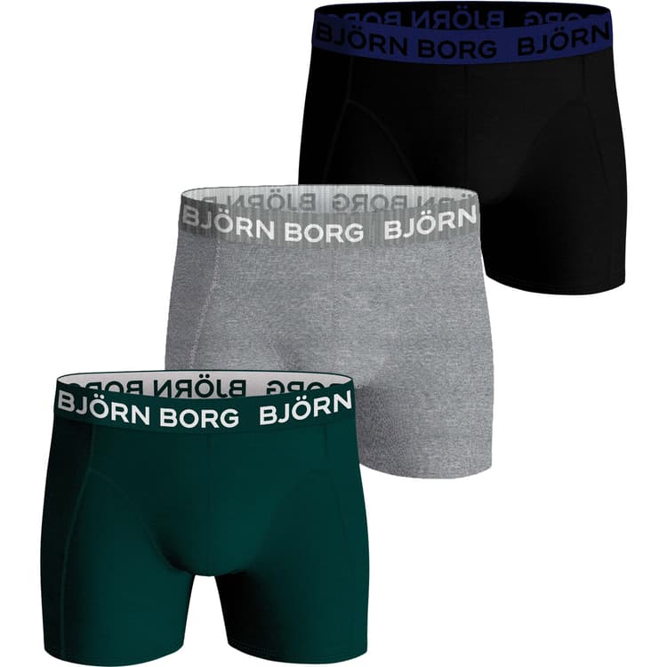 Björn Borg Cotton Stretch 3-Pak Boxershorts Herre