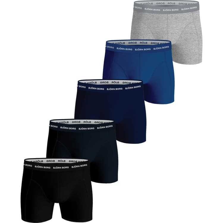 Björn Borg Essential 5-Pak Boxershorts Herre