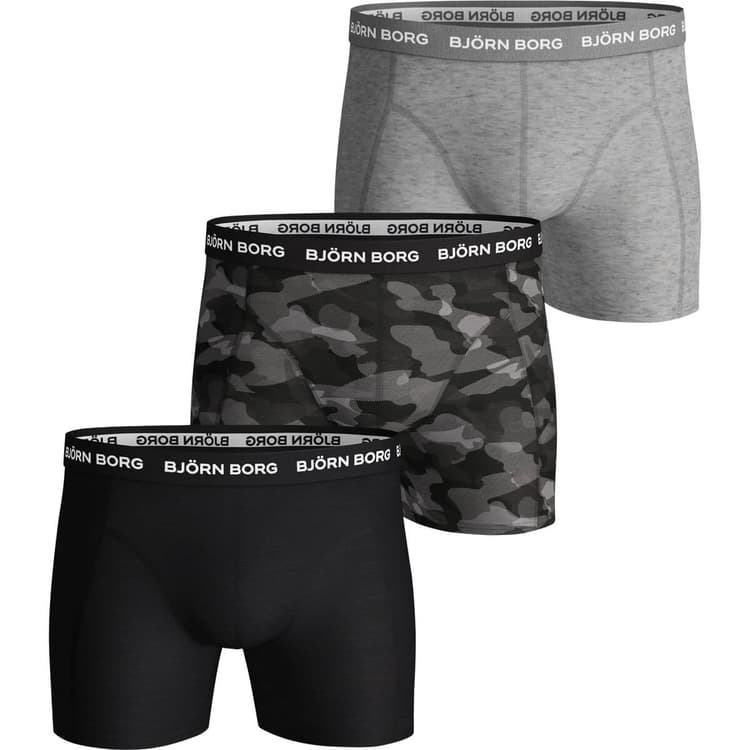 Björn Borg Essential 3-Pak Boxershorts Herre