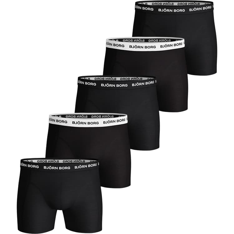 Björn Borg Essential 5-Pak Boxershorts Herre