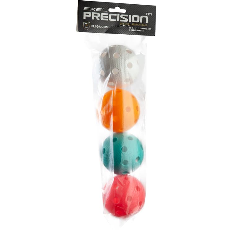 EXEL Floorball Precision F-Liiga 4-Pak Bolde