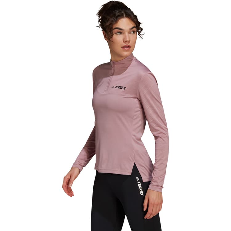 adidas Terrex Multi 1/2 Zip Langærmet T-shirt Dame