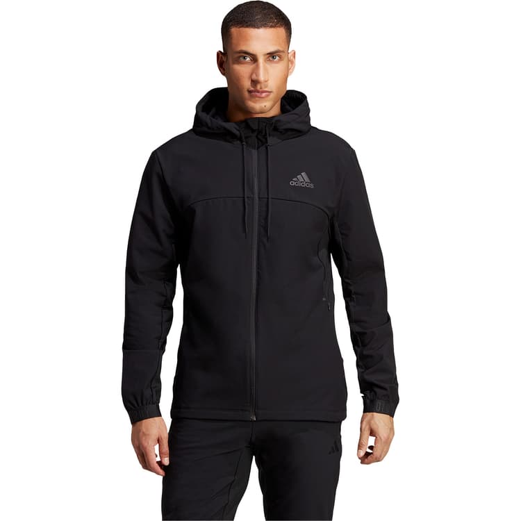 adidas Workout Full Zip Hood Træningstrøje Herre