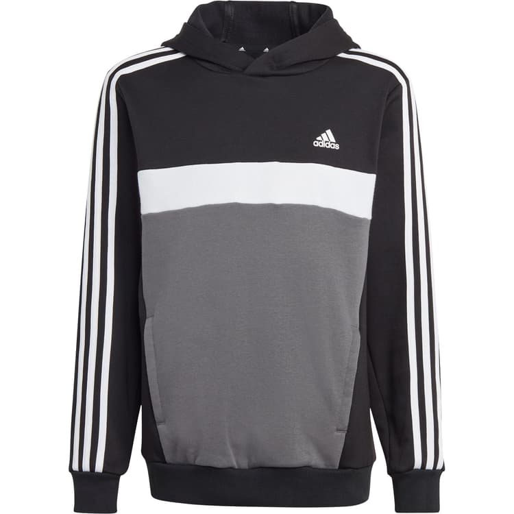 adidas Tiberio 3-Stripes Colorblock Fleece Hættetrøje Børn