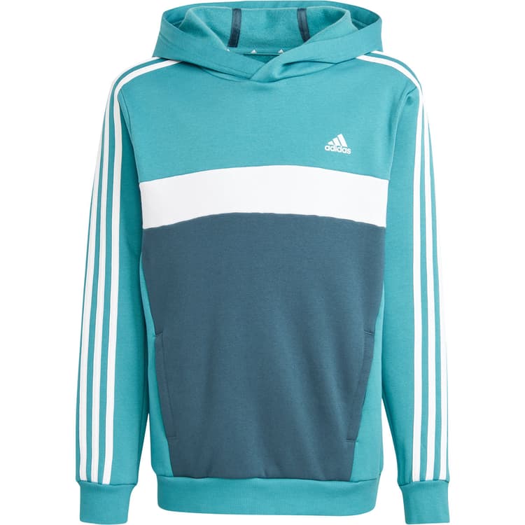 adidas Tiberio 3-Stripes Colorblock Fleece Hættetrøje Børn