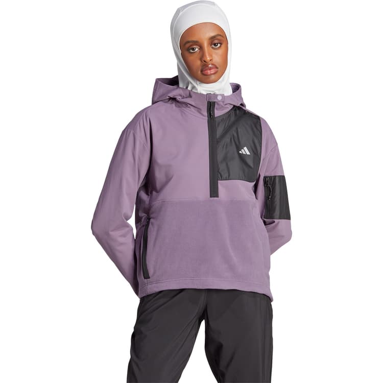 adidas Ultimate Hood Winter 1/2 Zip Løbejakke Dame