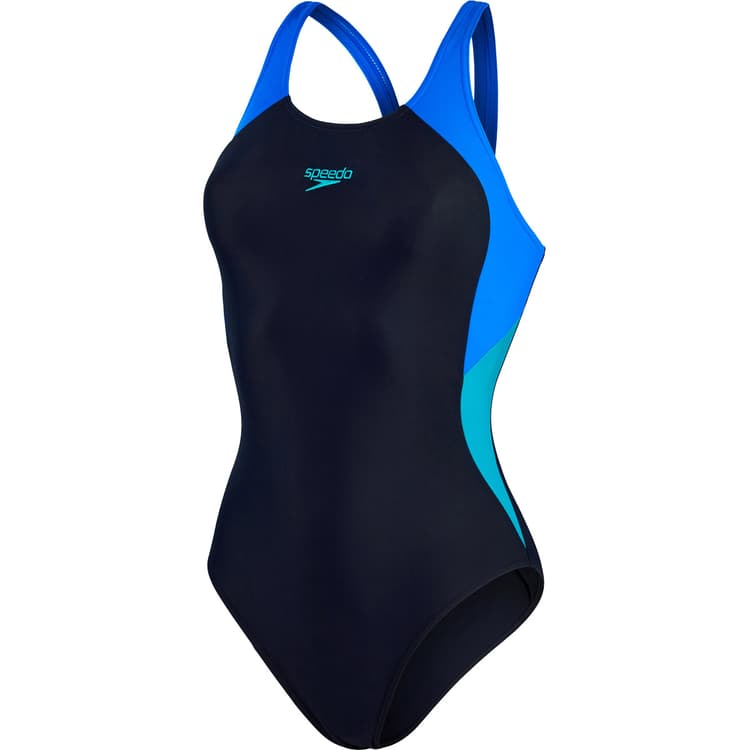 Speedo Colourblock Splice Muscleback Badedragt Dame