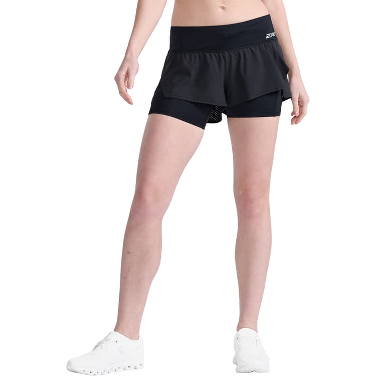 2XU Aero 2in1 4" Løbeshorts Dame
