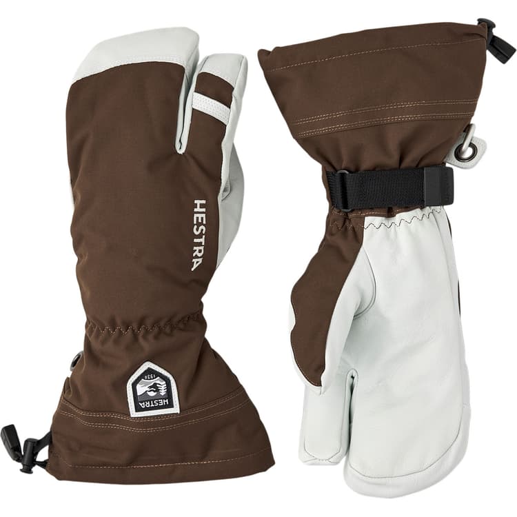 Hestra Army Leather Heli 3 Finger Skihandsker Herre