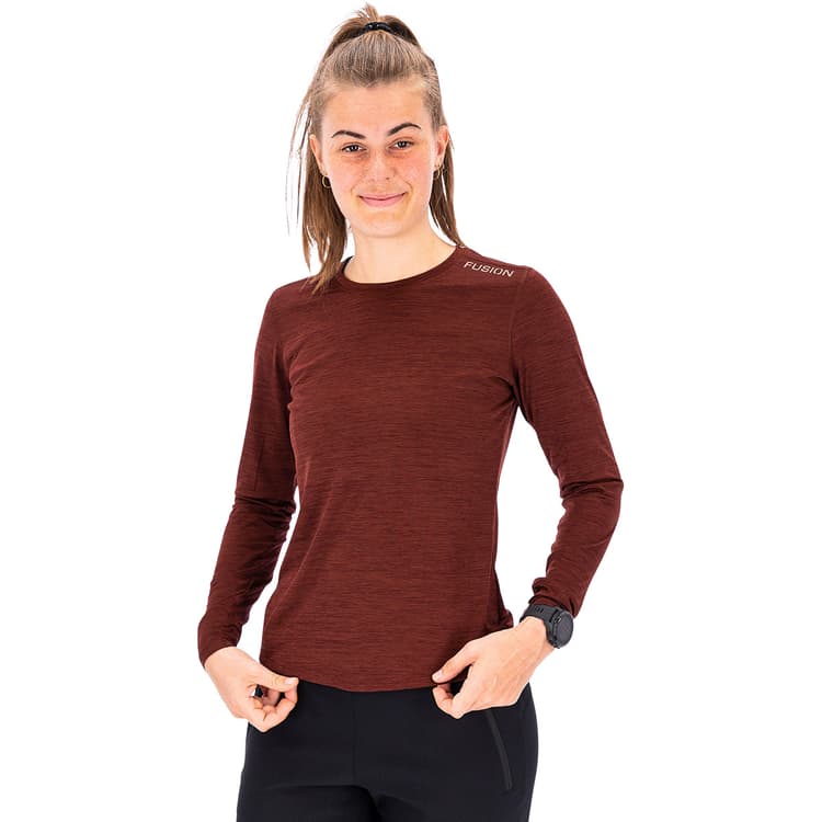 FUSION C3 Langærmet Løbe T-shirt Dame