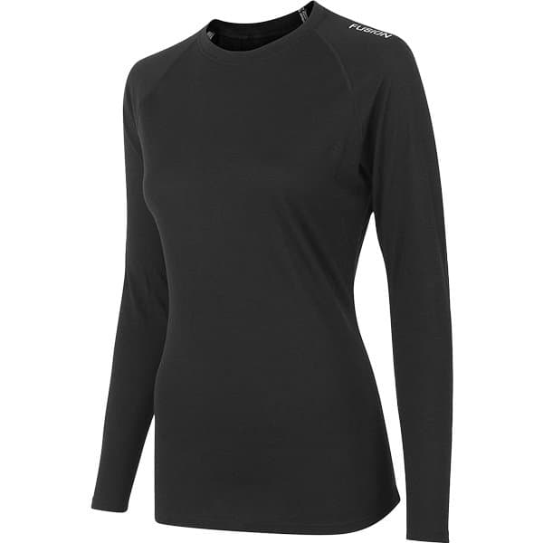 FUSION C3 Langærmet Merinould Løbe T-shirt Dame