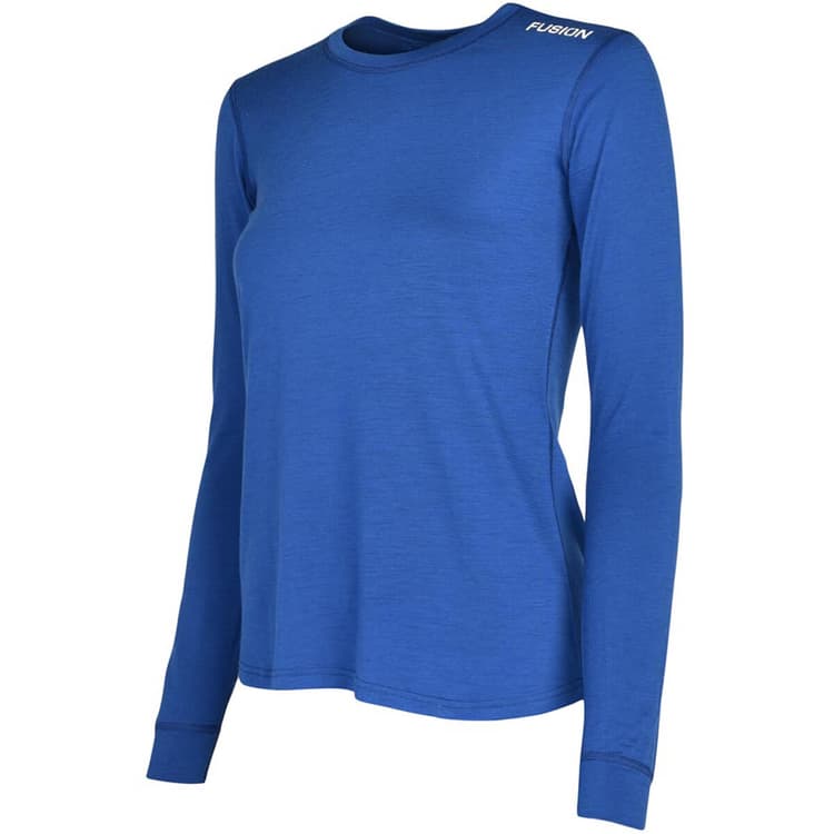 FUSION C3 Langærmet Merinould Løbe T-shirt Dame
