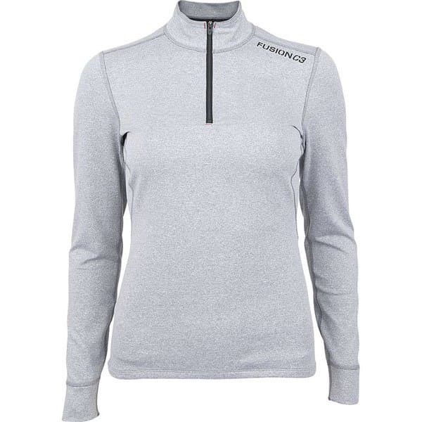 FUSION C3 Zip Neck Løbetrøje Dame