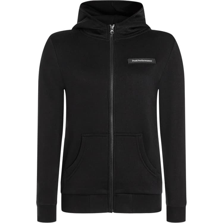 Peak Performance Logo Zip Hættetrøje Dame