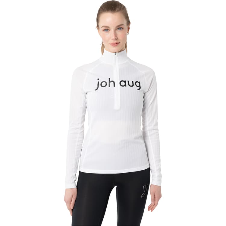 Johaug Rib Tech Half Zip Langærmet Baselayer T-shirt Dame