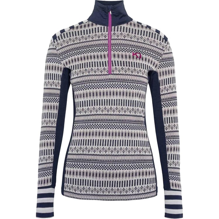 Kari Traa Åkle Half Zip Skiundertrøje Dame
