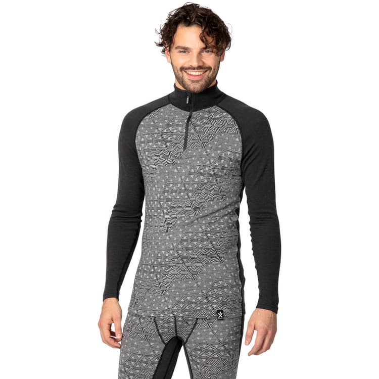 Bula Geo Merino Uld Half Zip Skiundertrøje Herre