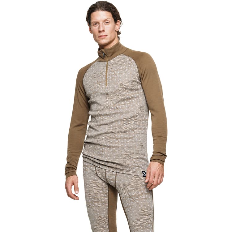 Bula Geo Merino Uld Half Zip Skiundertrøje Herre