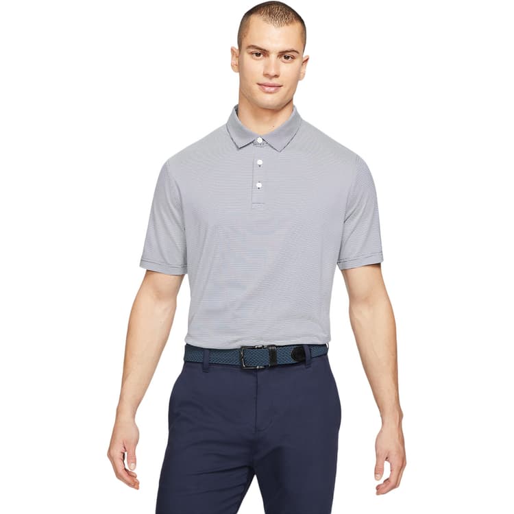 Nike Dri-FIT Player Striped Golf Polo Herre