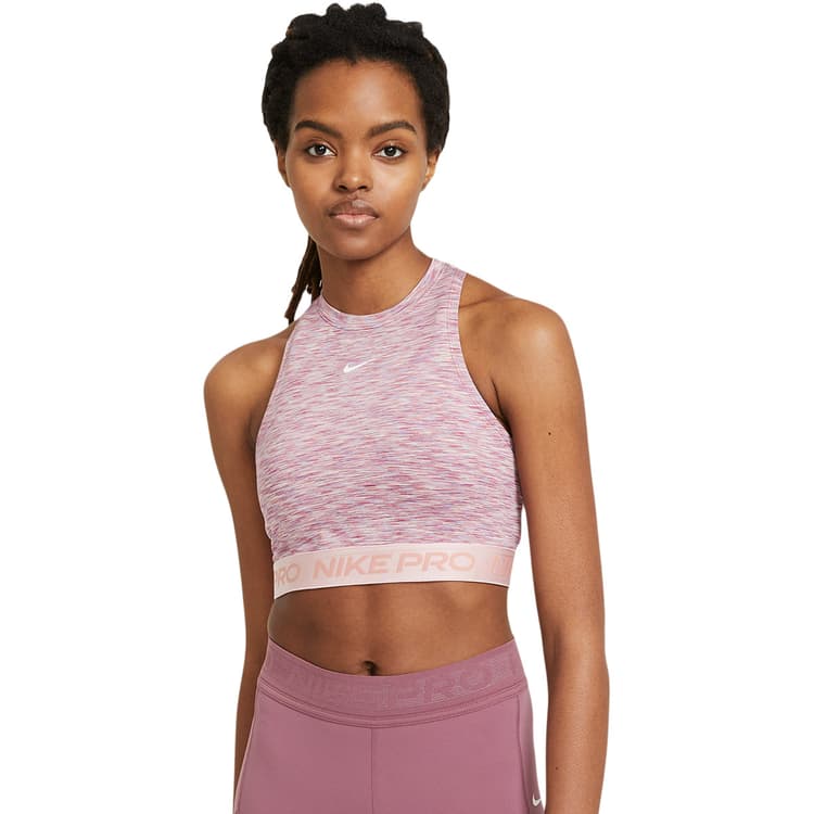 Nike Pro Space-Dye Crop Top Dame