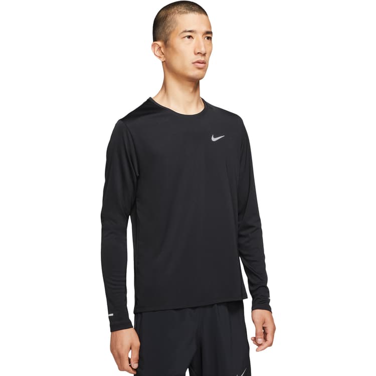 Nike Dri-FIT Miler Langærmet Løbe T-shirt Herre