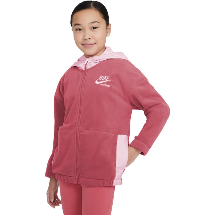 Nike Sportswear Heritage Hood Fleecetrøje Børn