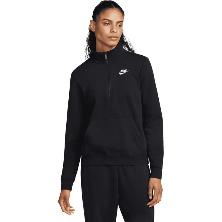 Nike Sportswear Club 1/2 Zip Sweatshirt Dame