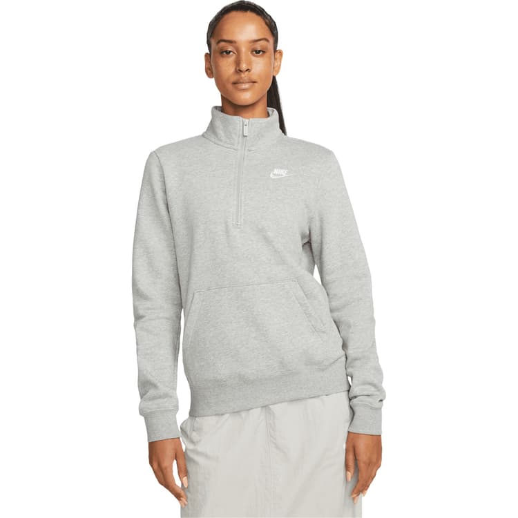 Nike Sportswear Club 1/2 Zip Sweatshirt Dame