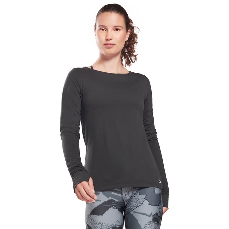 Reebok Work Out Ready Supremium Langærmet Trænings T-shirt Dame