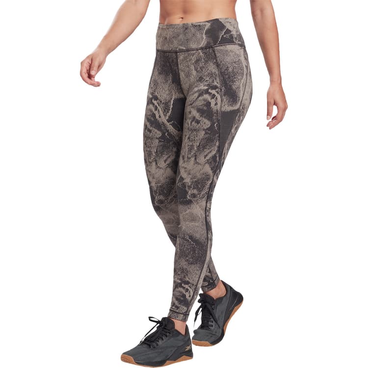 Reebok Lux Jacquard Træningstights Dame