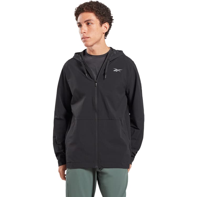 Reebok Woven Full Zip Træningsjakke Herre