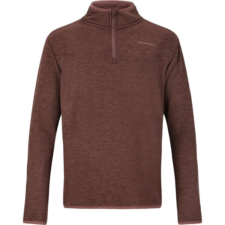 Endurance Ledger Waffle Midlayer Løbetrøje Børn