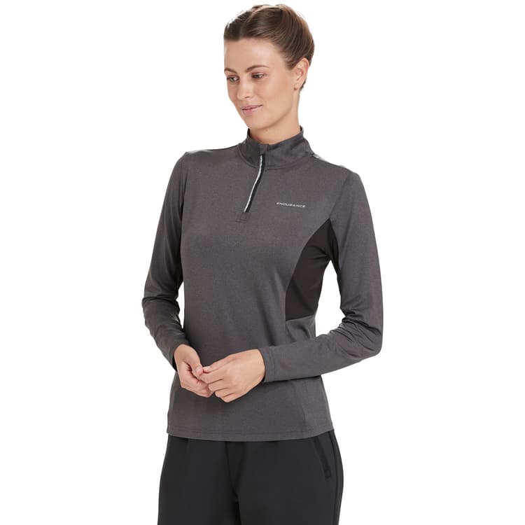 Endurance Jocee 1/2 Zip Midlayer Løbetrøje Dame