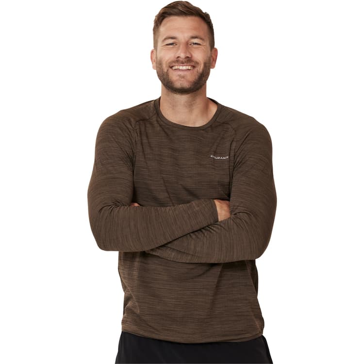 Endurance Avan Waffle Langærmet Løbe T-shirt Herre