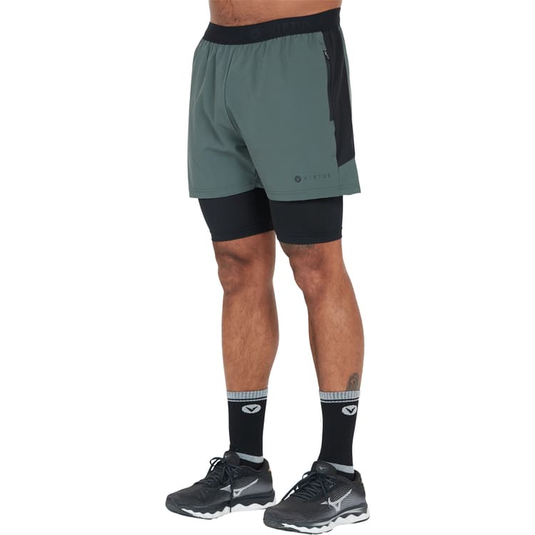 Virtus Dylan 2in1 Stretch Træningsshorts Herre