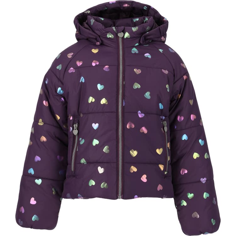 ZigZag Candy Printed Puffer Vinterjakke Børn